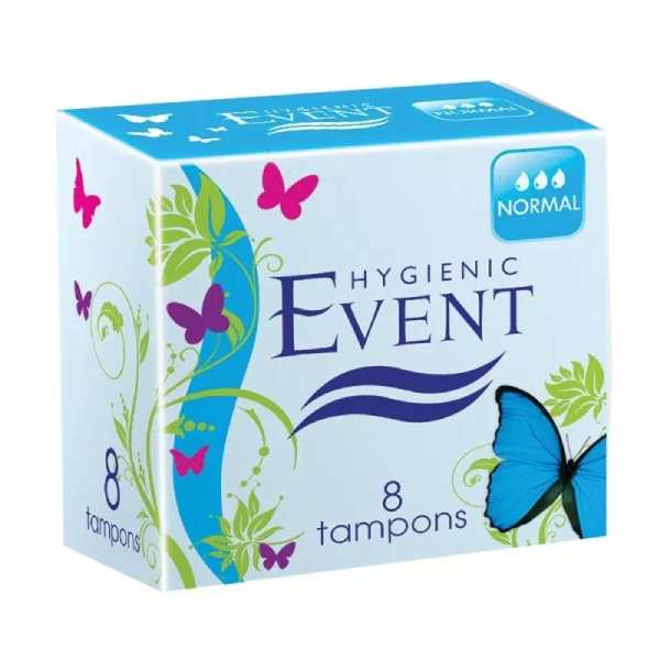 Нов-проект-1-15 Дамски тампони Event Normal 8бр. - Image 1