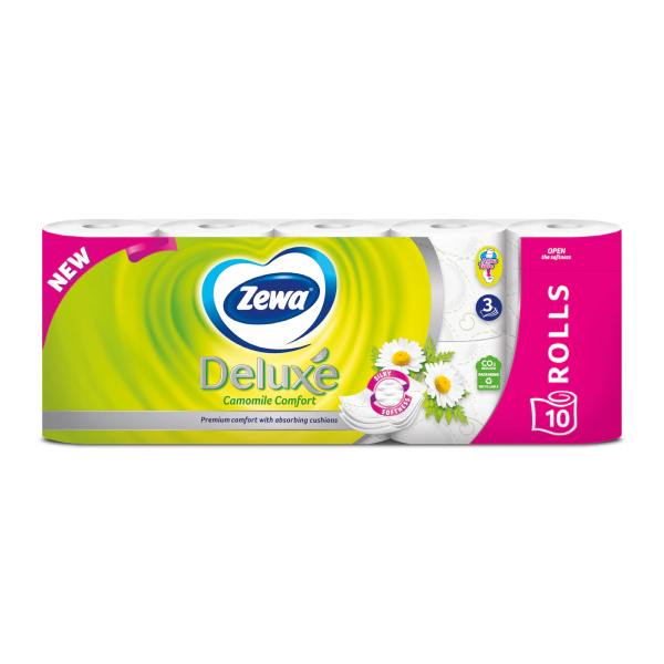 Нов-проект-1-25 Тоалетна хартия Zewa Deluxe Лайка Comfort 10бр - Image 1