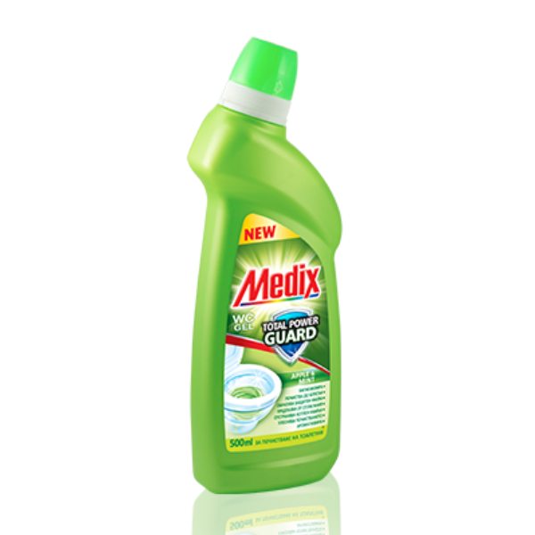 Нов-проект-1-30 Препарат за тоалетна Medix WC Gel Total Power Apple & Mint - Image 1