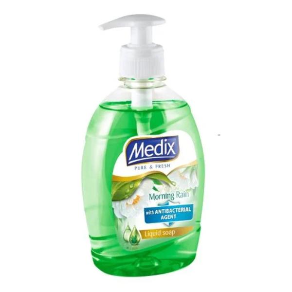 Нов-проект-1-36 Течен сапун Medix Pure & Fresh Morning Rain + антибактериална съставка - Image 1