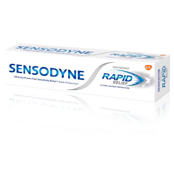 Нов-проект-10-2 Паста за зъби Sensodyne Rapid Relief Whitening - Image 1