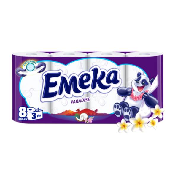 Нов-проект-10-7 Тоалетна хартия Емека Paradise 8бр - Image 1