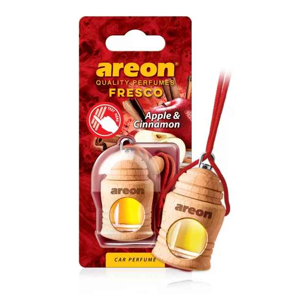 Нов-проект-17-7 Ароматизатор Areon Fresco течен Apple&Cinnamon за Автомобили и Офиси - Image 1