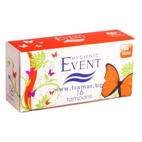 Нов-проект-3-11 Дамски тампони Event Mini 16бр. - Image 1
