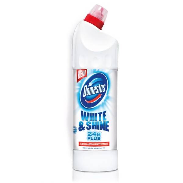 Нов-проект-35 Почистващ универсален препарат Domestos White & Shine - Image 1