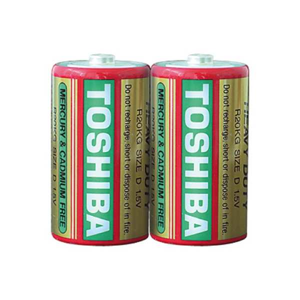 Нов-проект-4-34 Батерии Toshiba Heavy Duty R20 1,5V 2бр - Image 1