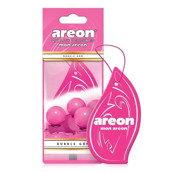 Нов-проект-4-35 Ароматизатор Areon Bubble Gum за Автомобили и Офиси - Image 1