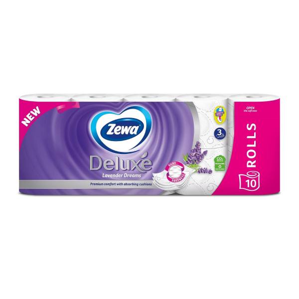 Нов-проект-5-15 Тоалетна хартия Zewa Deluxe Лавандула 10бр - Image 1